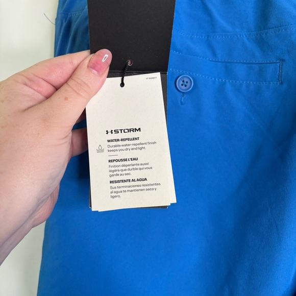 Under Armour Storm Men's Size 44x32 Drive Tapered Golf Pants Mirage Blue NWT - Picture 9 of 13